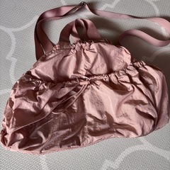 【美品】　GUショルダーバッグ　ピンクの画像