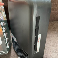 セラミックファンヒーター　1200W ブラックの画像