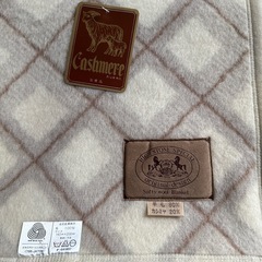 カシミヤ混毛布　の画像