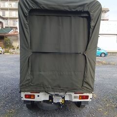 軽トラック幌車黒ナンバーにて稼働中、即稼げるの画像