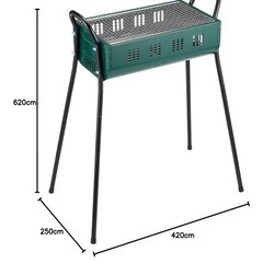 キャプテンスタッグ バーベキューコンロ グリル NEW スパイヤー ツーウェイ 420 [3~4人用]M-6377の画像