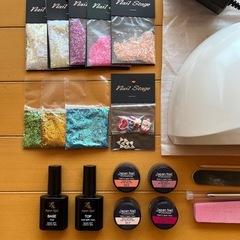 Japan Nail ジェルネイルセット UV/LEDランプ付
の画像
