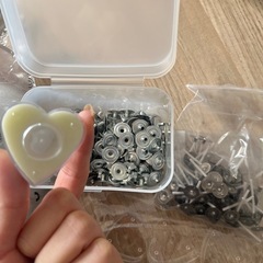 【受け渡し決定】キャンドル容器と芯の画像