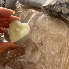 【受け渡し決定】キャンドル容器と芯の画像