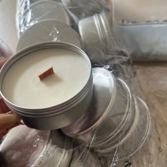 【受け渡し決定】キャンドル容器と芯の画像