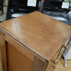 木製 5段チェスト 幅47.5×奥44×高99cm たんす 衣類収納 箪笥 タンス スリムチェスト ミニチェスト 札幌市 清田区 平岡の画像