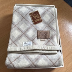カシミヤ混毛布　の画像