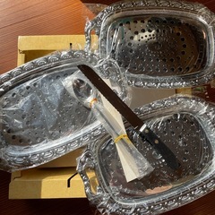 【未使用】昭和レトロ（フルーツ皿セット）の画像