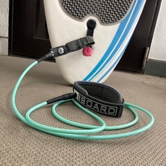 サーフボード　ソフトボード　リーシュ付きの画像