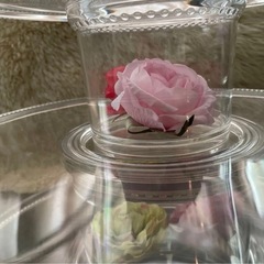 クリアケーキスタンド3段2個　　
の画像