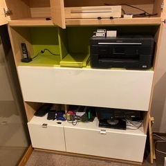 大塚家具　事務デスク　幅1230×奥行き460×高さ2025の画像