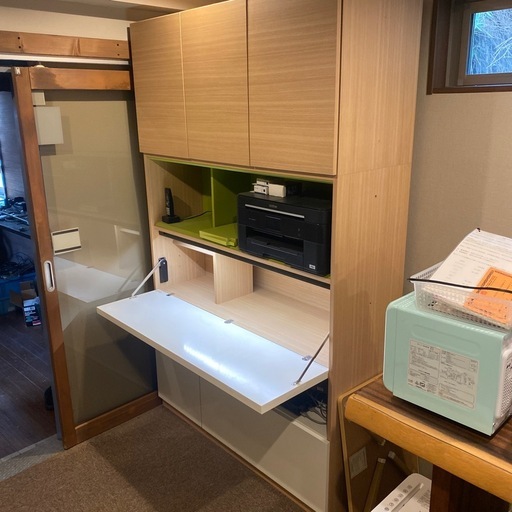 早急に片付けたいので最終値下げ！大塚家具　事務デスク　幅1230×奥行き460×高さ2025