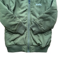 美品✨【X-girl 】ジャケット カーキ 120の画像