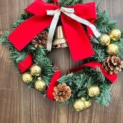 クリスマスリースセット ウェルカムボード付き　6点の画像