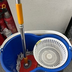 【終了】回転式水切りモップ　フロアモップの画像