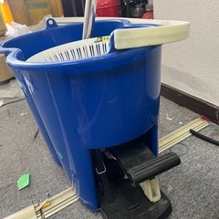 【終了】回転式水切りモップ　フロアモップの画像