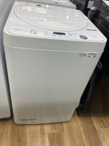 【トレファク高槻店】安心の6ヶ月間保証！取りに来られる方限定！SHARP（シャープ）の全自動洗濯機のご紹介です！