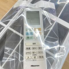 A-723【リユースのサカイ野々市店】ジモティ来店特価‼ エアコン Hisense ハイセンス 2.2kw HA-S22CE8 2020年製 クリーニング済みの画像