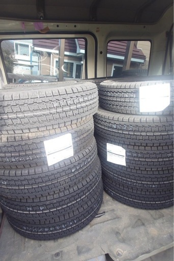 BS  W300 145/80R12LT 80/78N 4本 新品冬タイヤ スタッドレスタイヤ 軽貨物 軽トラ軽バン 145R12LT 6PRと同等品