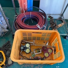 ガス・アセチレン溶接セット一式 ＋ ガスボンベ台車の画像