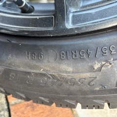 18インチアルミ付スタッドレスタイヤの画像