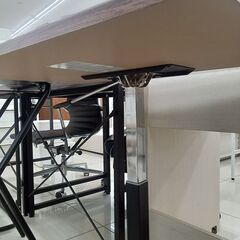 ★リユースのサカイ日立店★HJ8476 NITORI 昇降テーブル ブラウン H50～70×D44×W60 クリーニング済み の画像