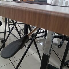 ★リユースのサカイ日立店★HJ8476 NITORI 昇降テーブル ブラウン H50～70×D44×W60 クリーニング済み の画像