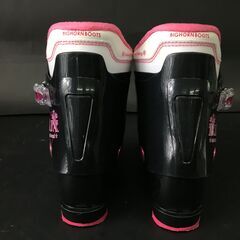 BIG HORN/ビッグホーン スキーブーツ キッズ用 21.5～22cm ブラック×ピンク ケース付 25l菊の画像