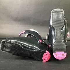 BIG HORN/ビッグホーン スキーブーツ キッズ用 21.5～22cm ブラック×ピンク ケース付 25l菊の画像