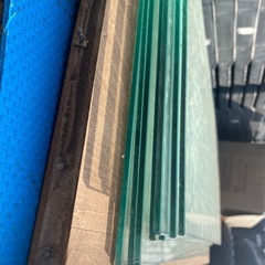 ガラス小　8枚セット　ショーケース外し　ヒビ、割れ無しの画像