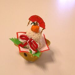 【ハンドメイド】ミニ鏡餅の画像