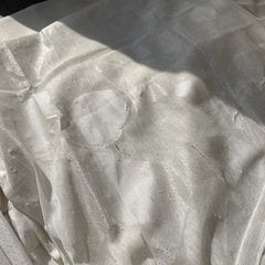 中古品⚠️パストリーフ アイボリー 100×178cm 4枚組セットカーテンの画像