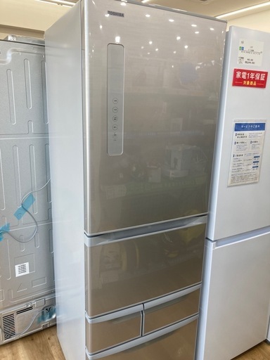 【トレファク高槻店】安心の6ヶ月間保証！取りに来れる方限定！TOSHIBA（東芝）の5ドア冷蔵庫のご紹介です！