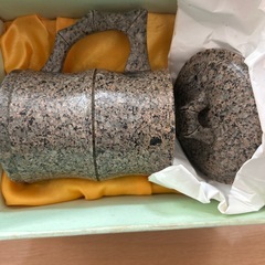 中華麦飯石のコップの画像