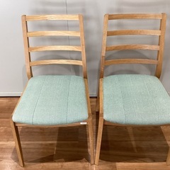 ダイニングチェア（2脚セット）【町田市再生家具】252515の画像
