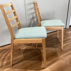 ダイニングチェア（2脚セット）【町田市再生家具】252515の画像