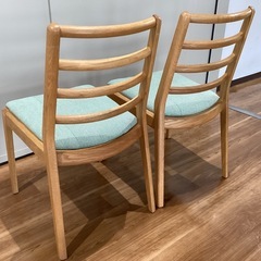 ダイニングチェア（2脚セット）【町田市再生家具】252515の画像