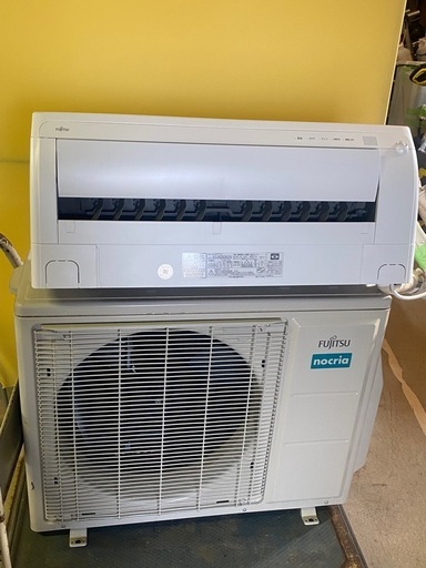 ※ ルームエアコン　FUJITSU 富士通 AS-DN282M2W 冷房2.8kW/暖房3.6kW兼用　主に10畳用　200V リモコンあり　2021年製　動作品
