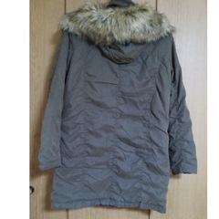 オリーブモッズコート　Mサイズの画像