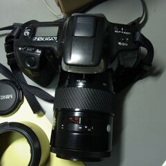 042 MINOLTA α101siフイルムカメラ100－200レンズ付き送料込みの画像
