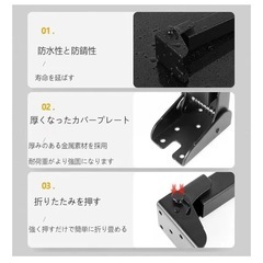 アイアン 折りたたみテーブル脚 DIY ブラック 32cmの画像