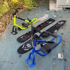 snowscoot 2台セット　限定モデルの画像