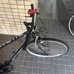 シボレー　クロスバイク　ブラック　6段ギア　中古　美品　の画像