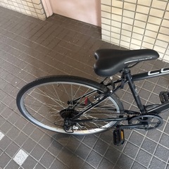 シボレー　クロスバイク　ブラック　6段ギア　中古　美品　の画像