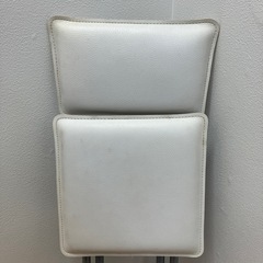 椅子　イス　チェア　折りたたみ　白　ホワイトの画像