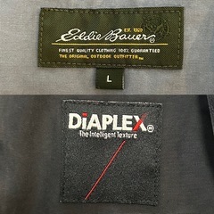 エディーバウアーEddie Bauerステインカラーコート メンズコート 紳士服  ダークグレー綿 表示サイズ　L  下記は実寸 肩幅　47センチ 身幅　64センチ 袖丈　57センチ 着丈　81センチメンズ（men’s）男性用の画像