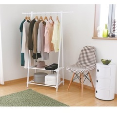 ハンガーラック　アイリスオーヤマの画像