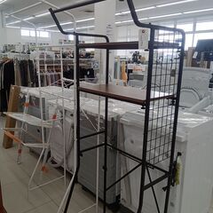 ★リユースのサカイ日立店★HJ8480  ランドリーラック ブラウン/ブラック H183×D48×W65 クリーニング済み の画像