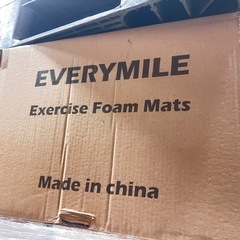 ブラックトレーニングジョイントマット防音 衝撃吸収 抗菌防臭床暖房対応12枚*3の画像