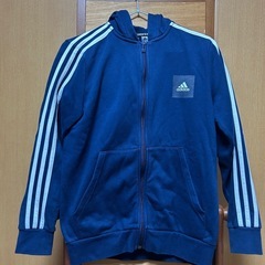 【サッカー】adidasウインドブレーカー140adidasパーカー160の画像